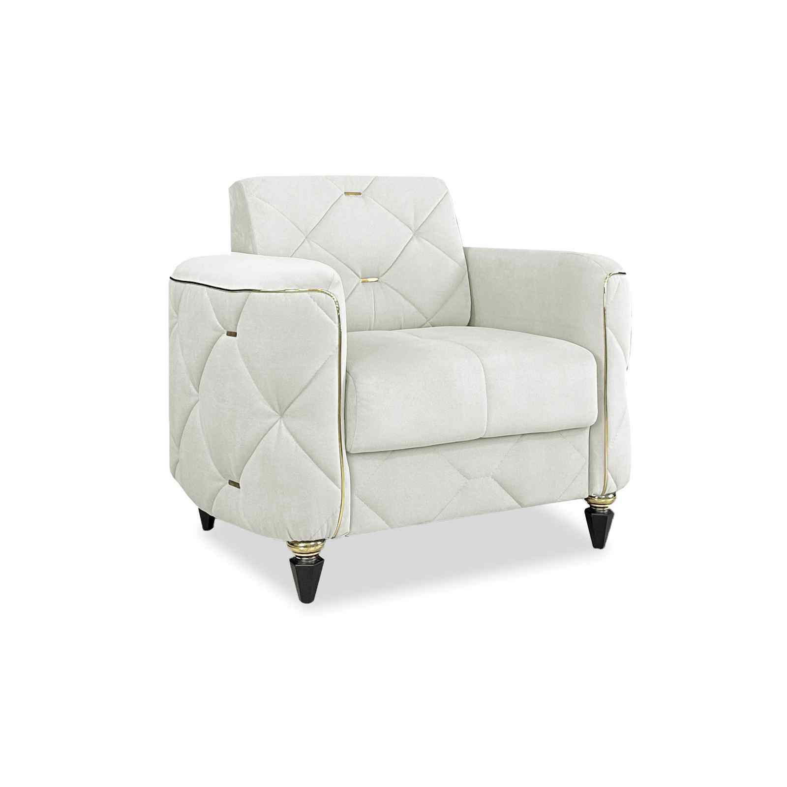 Кресло Дубай Велюр / ножки - чёрные