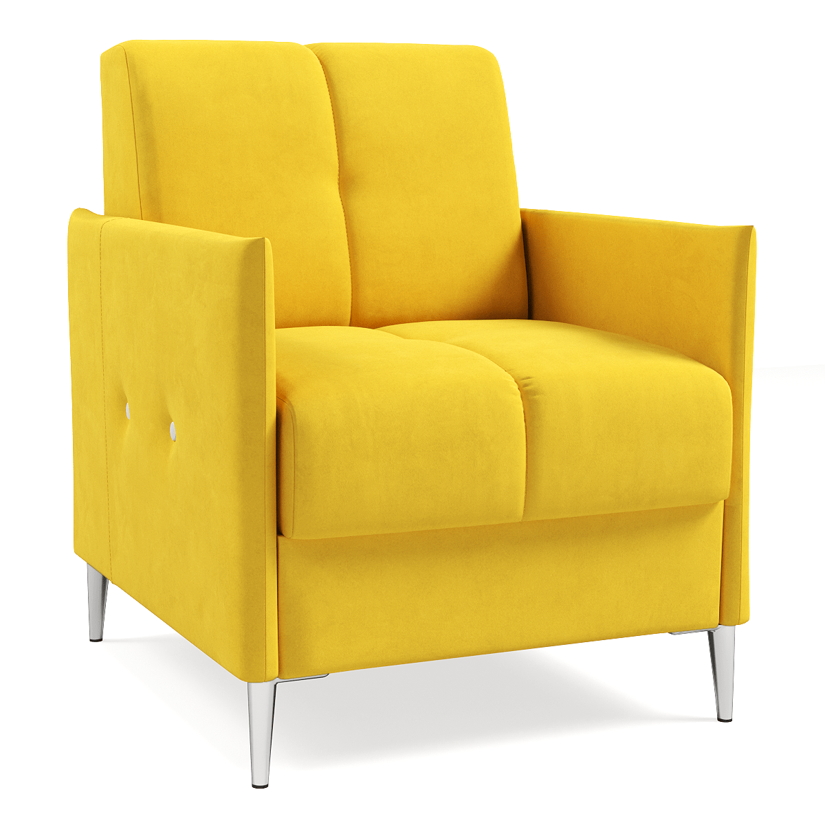 Кресло Бельфор Велюр / ножки - серебряные