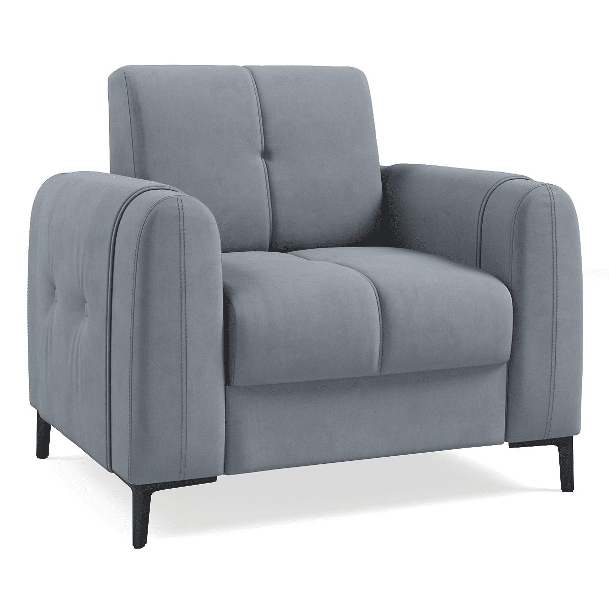 Кресло Мемфис Велюр / ножки - черные