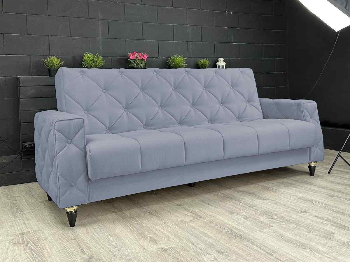 Диван книжка Монако Велюр / ножки - черные